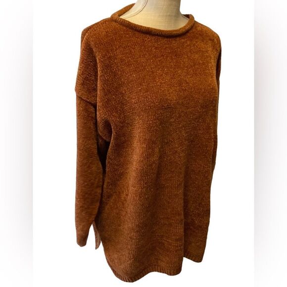 Huntington Ridge Orange Chunky Sweater Medium - Picture 4 of 7